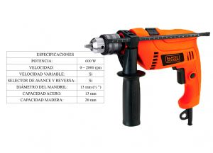 TALADRO BLACK & DECKER TM600